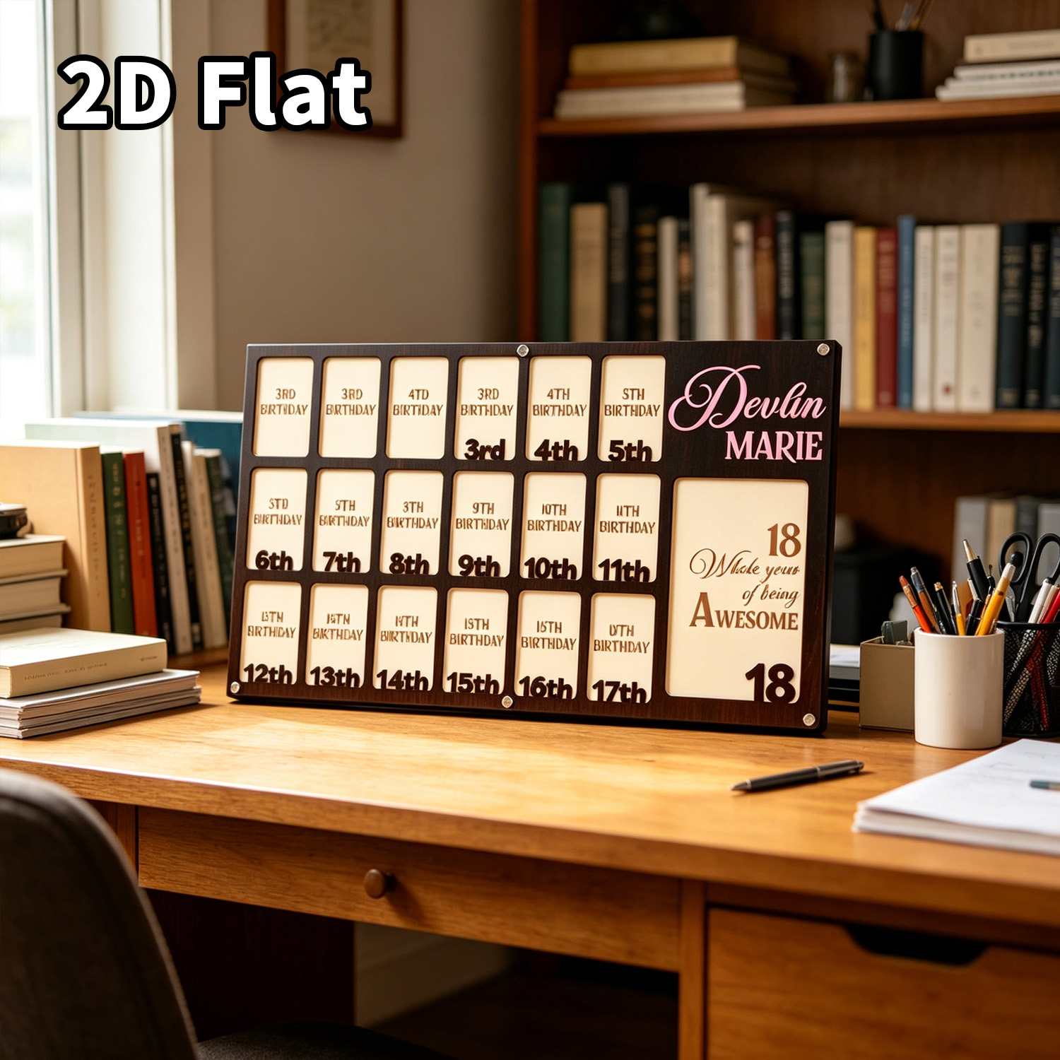 Home Decor Frames - 1Pc Custom Grade Photo Frame Wooden