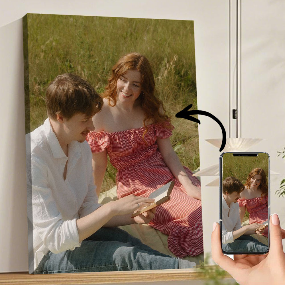 Home Decor Frames - 1 Pc Customized Photo Canvas with