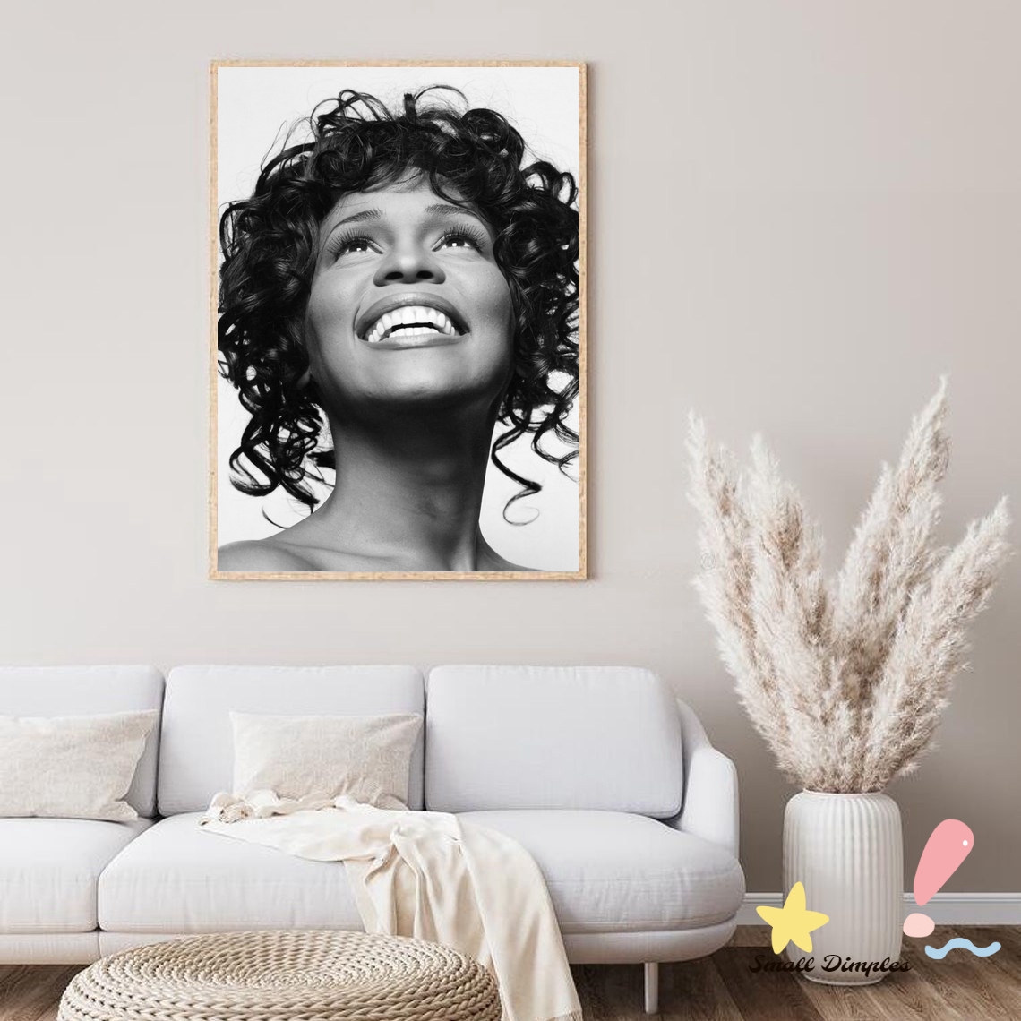 Home Decor Houston - Whitney Houston Music Star Poster Canvas