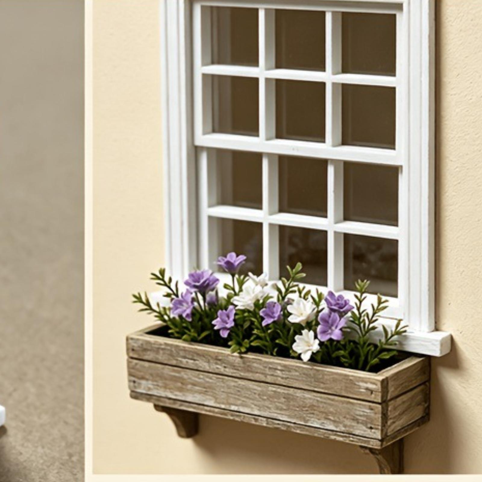 Home Decor Frames - Miniature Window Frame Widened Dollhouse Model