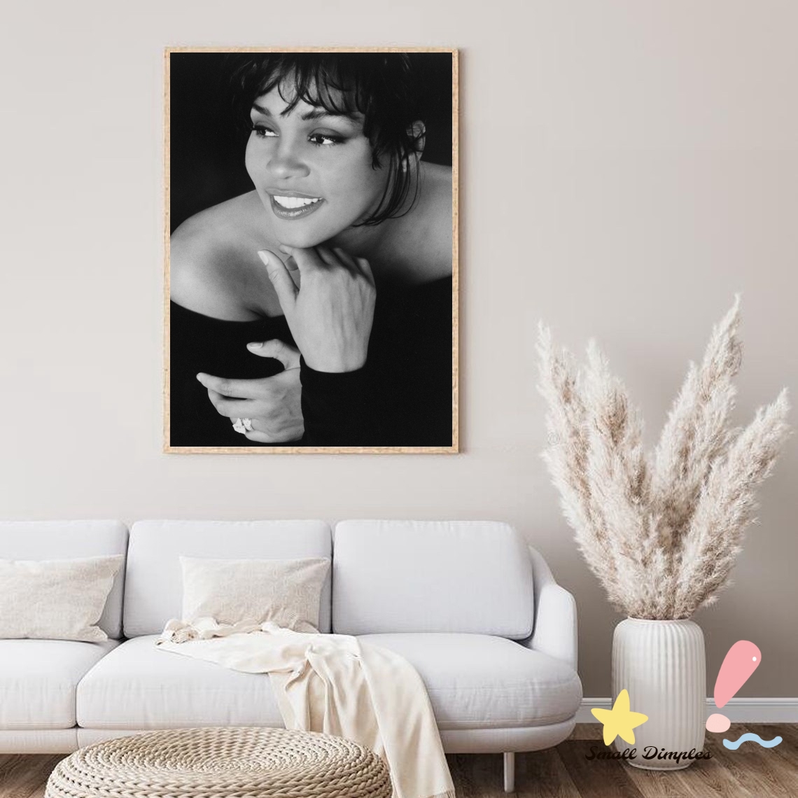 Home Decor Houston - Whitney Houston Music Star Poster Canvas