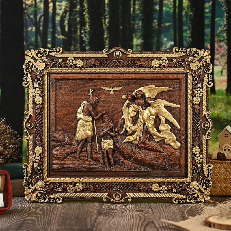 Handcrafted Wooden Relief Wall - Home Decor Frames recension och pris