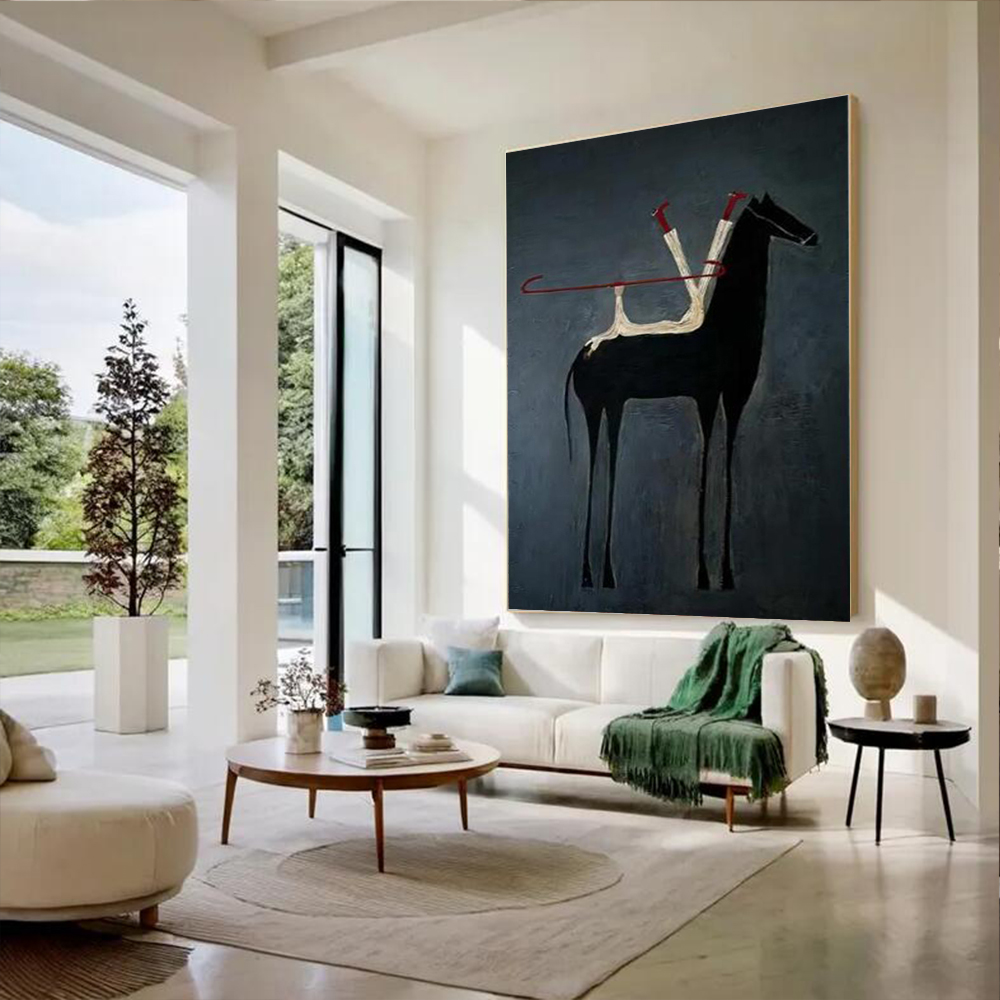 100% Handmade Abstract Oil Pai - Home Decor Under 100 recension och pris