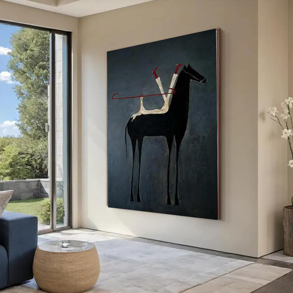 100% Handmade Abstract Oil Pai - Home Decor Under 100 recension och pris