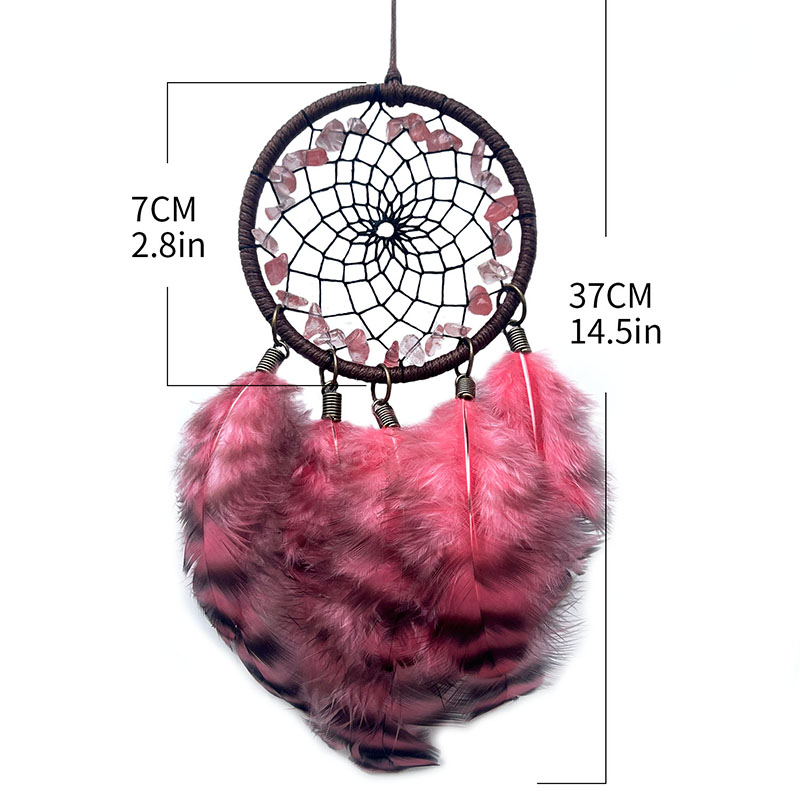 Boho Crystal Feathers Dream Ca - Boho Wind Chimes recension och pris