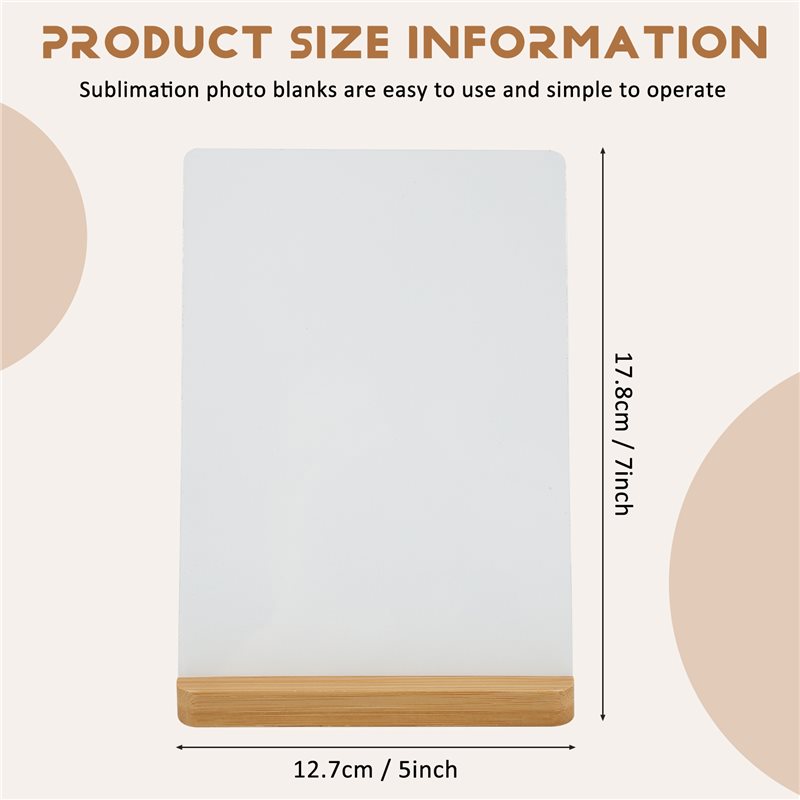 Must Have 6 Pack Sublimation P - Bamboo Photo Frame recension och pris