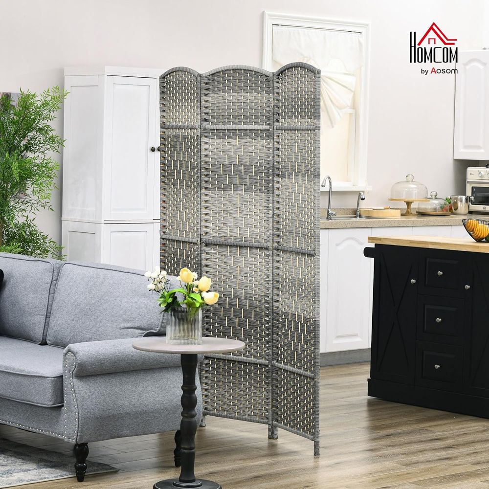 Handwoven PP 3-Panel Room Divi - Room Divider Screen recension och pris