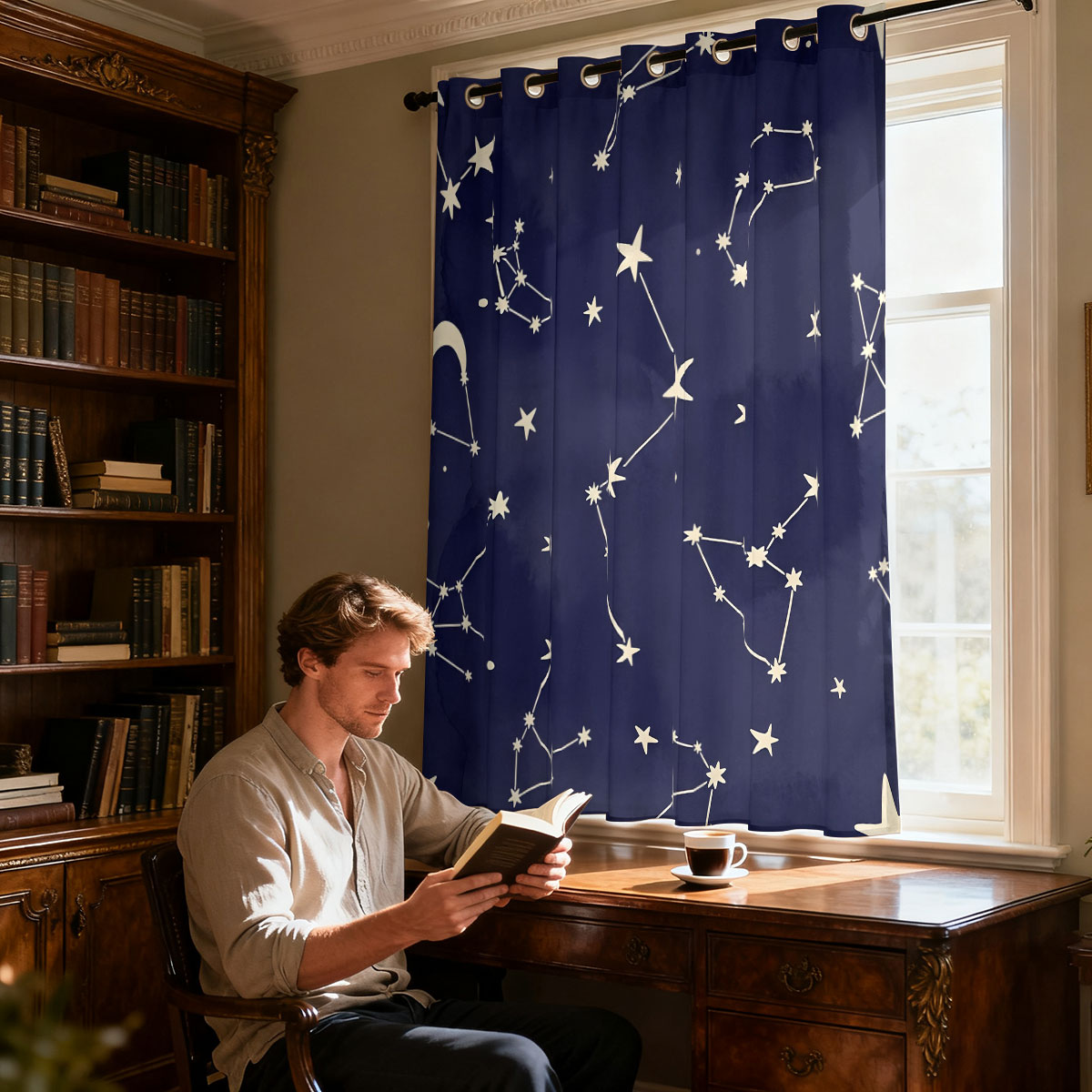 1pc Retro Rose Floral Single L - Home Decor Curtain recension och pris