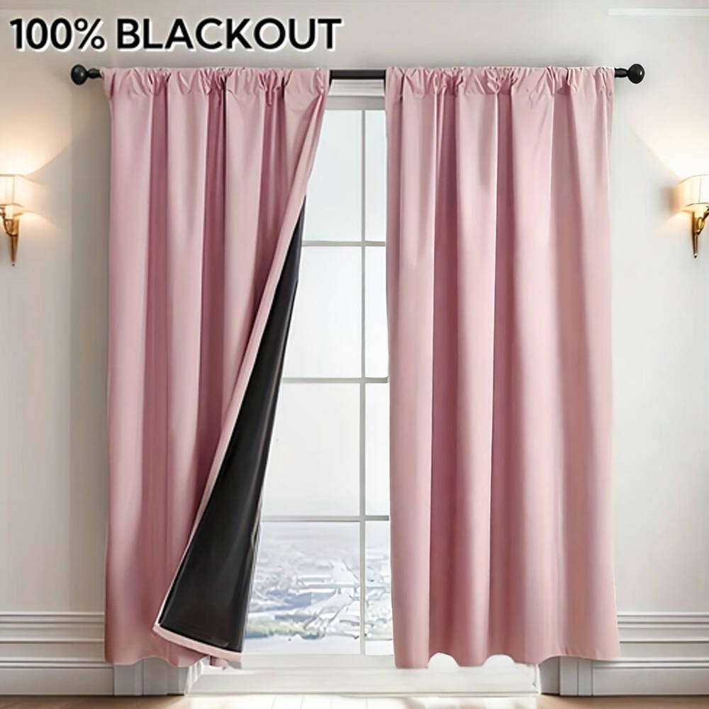 1pc 100% Blackout Curtain with - Home Decor Under 100 recension och pris