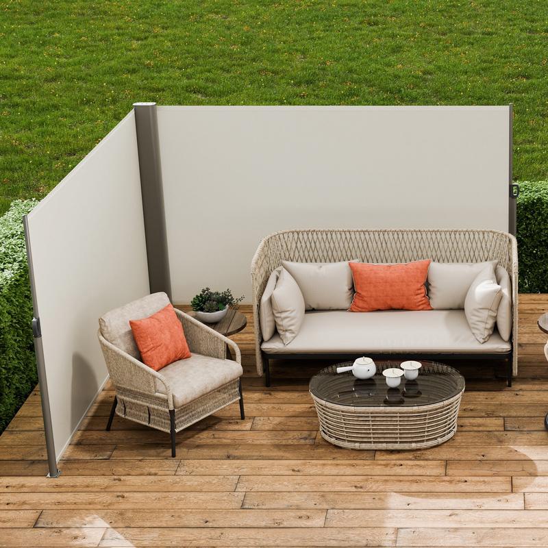 Retractable Side Awning, 180X6 - Room Divider Screen recension och pris