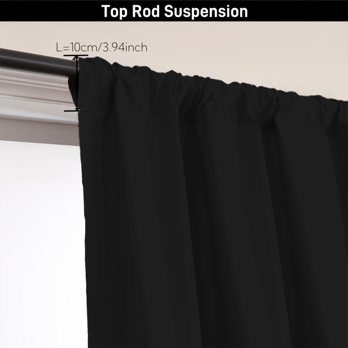 1 Piece of Simple Solid Color  - Home Decor Curtain recension och pris