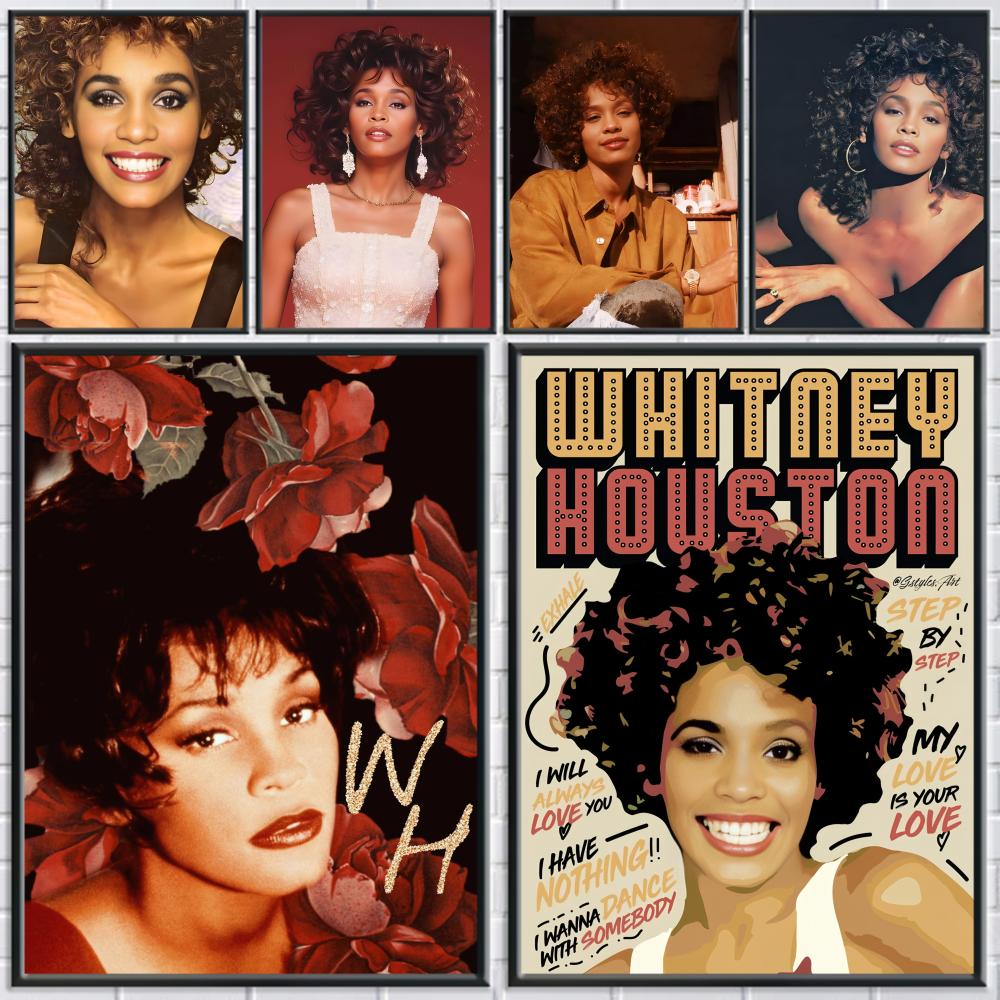 W-Whitney Houston Poster HD Se - Home Decor Houston recension och pris