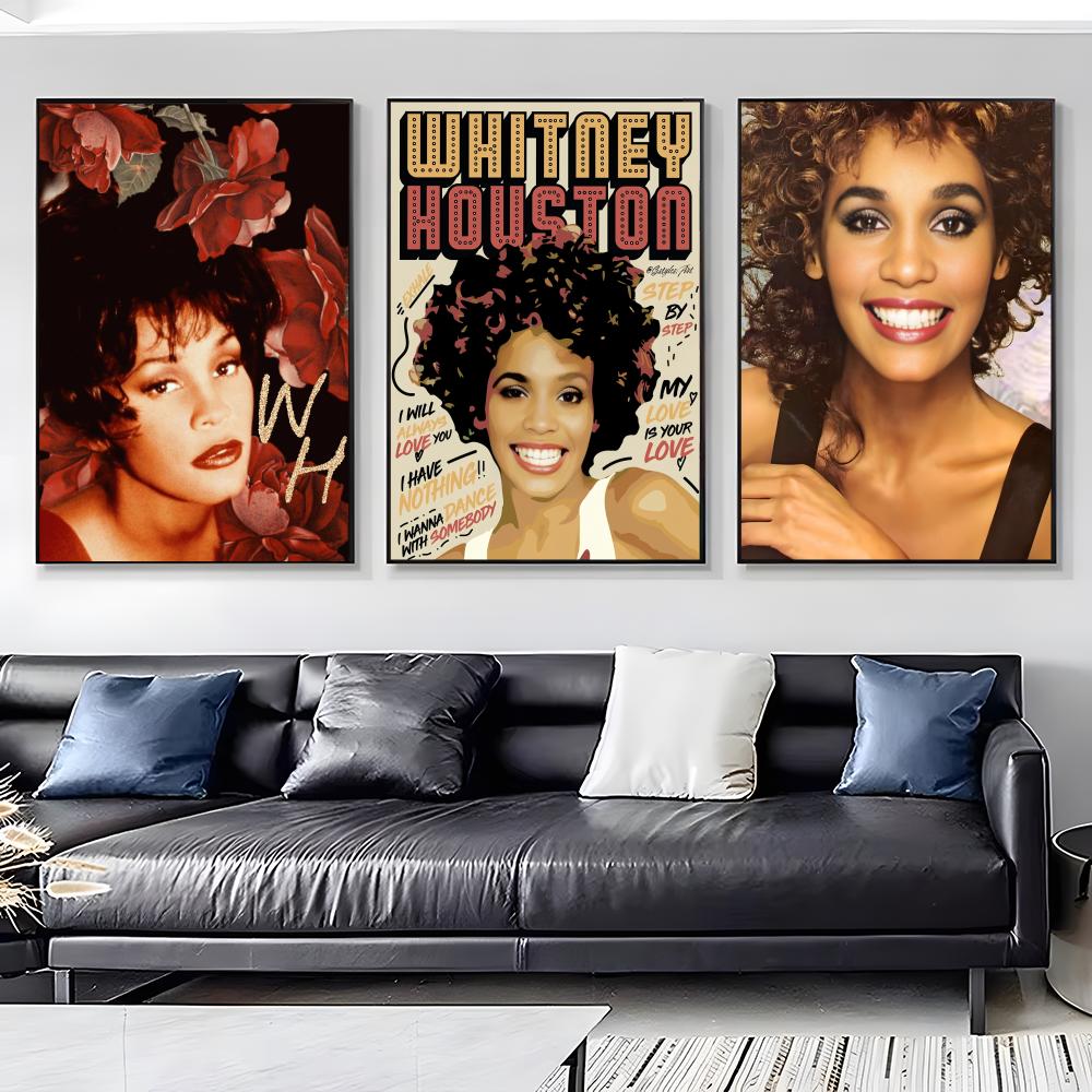 W-Whitney Houston Poster HD Se - Home Decor Houston recension och pris