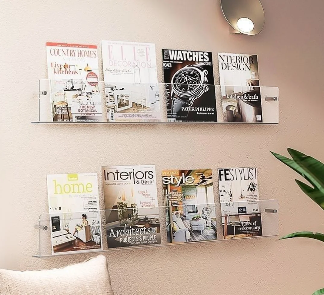 Acrylic Newspapers Book Magazi - Home Decor Brochure recension och pris