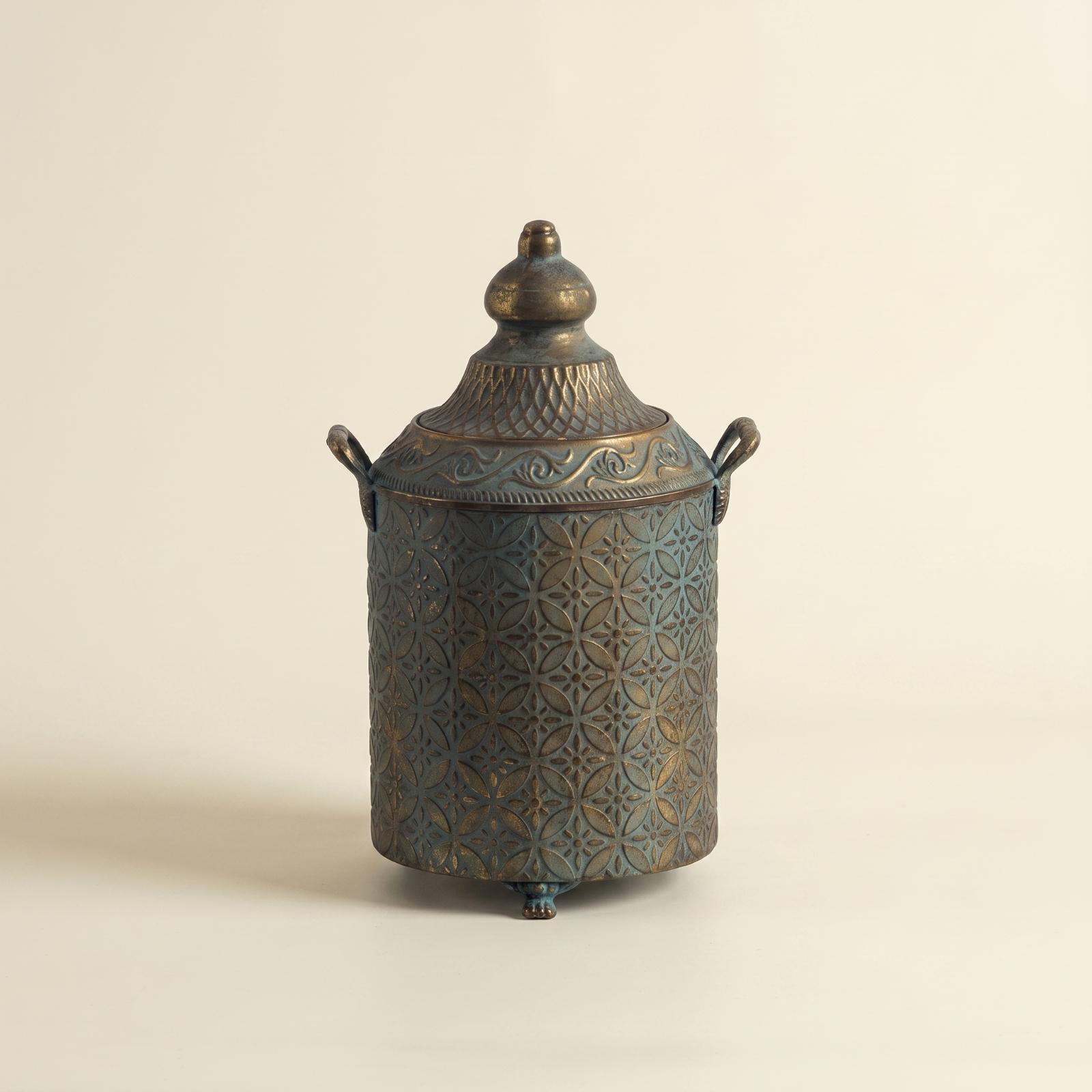 Patina Finished Metal Decorati - Home Decor Vase recension och pris