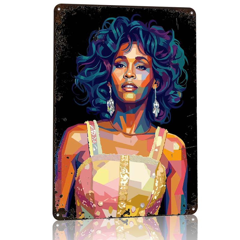 Whitney Houston Pop Art Portra - Home Decor Houston recension och pris