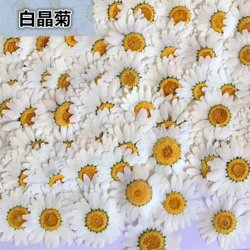 100Pcs Natural White Crystal C - Dried Flower Bouquet recension och pris