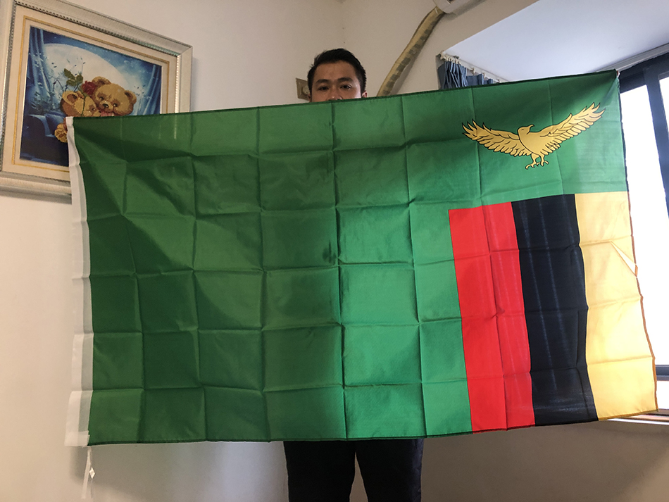 (SKY FLAG)Zambia Flag 90x150cm - Home Decor Zambia recension och pris