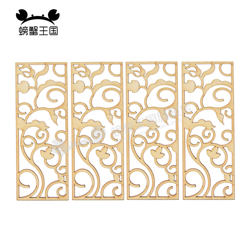 4pcs Wooden Miniature Partitio - Room Divider Screen recension och pris