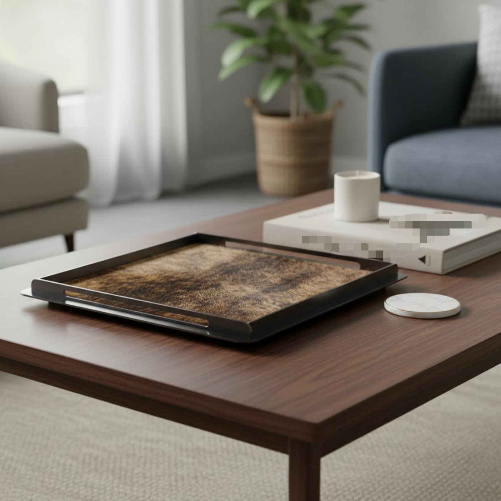 Horsehair Decorative Tray Crea - Home Decor Frames recension och pris
