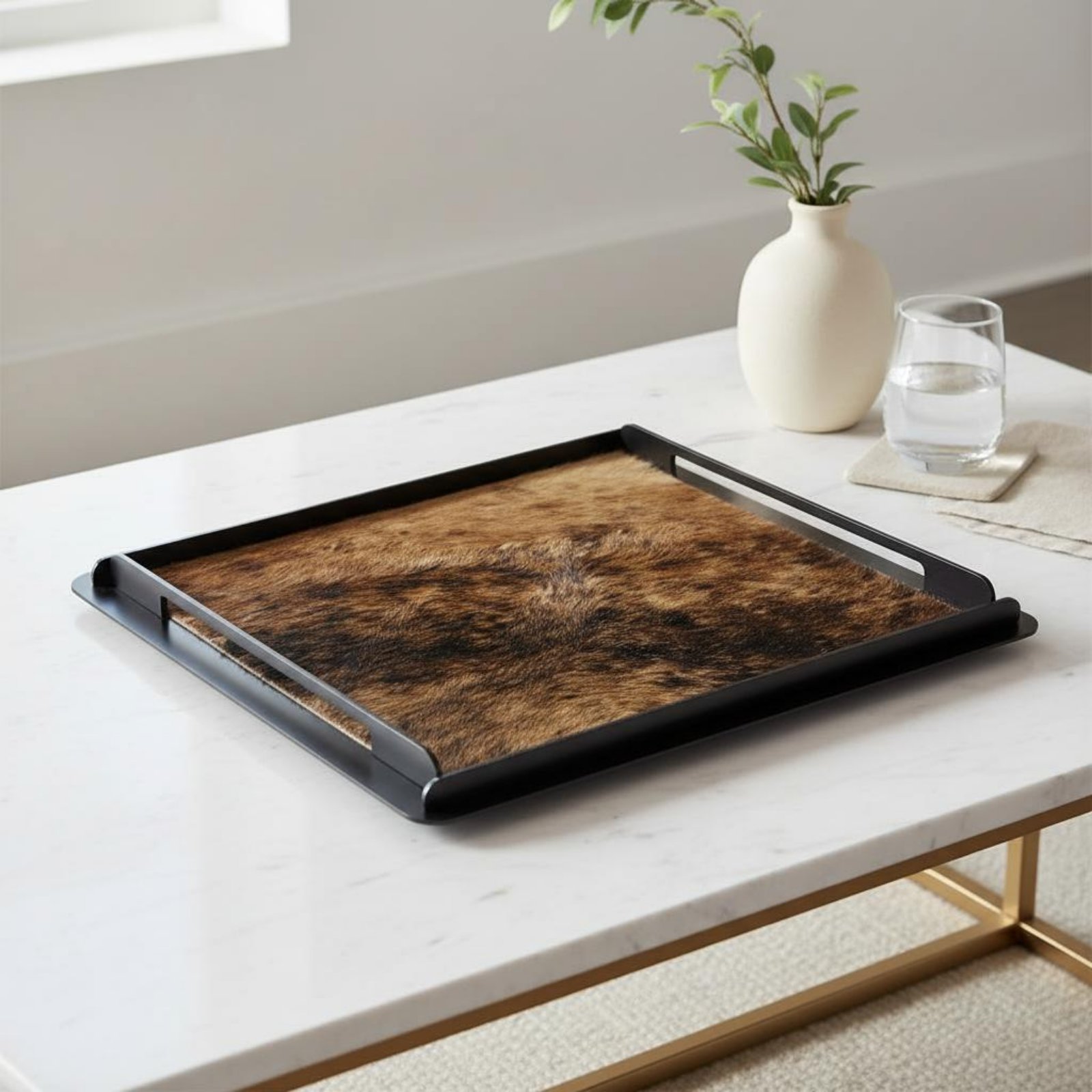 Horsehair Decorative Tray Crea - Home Decor Frames recension och pris