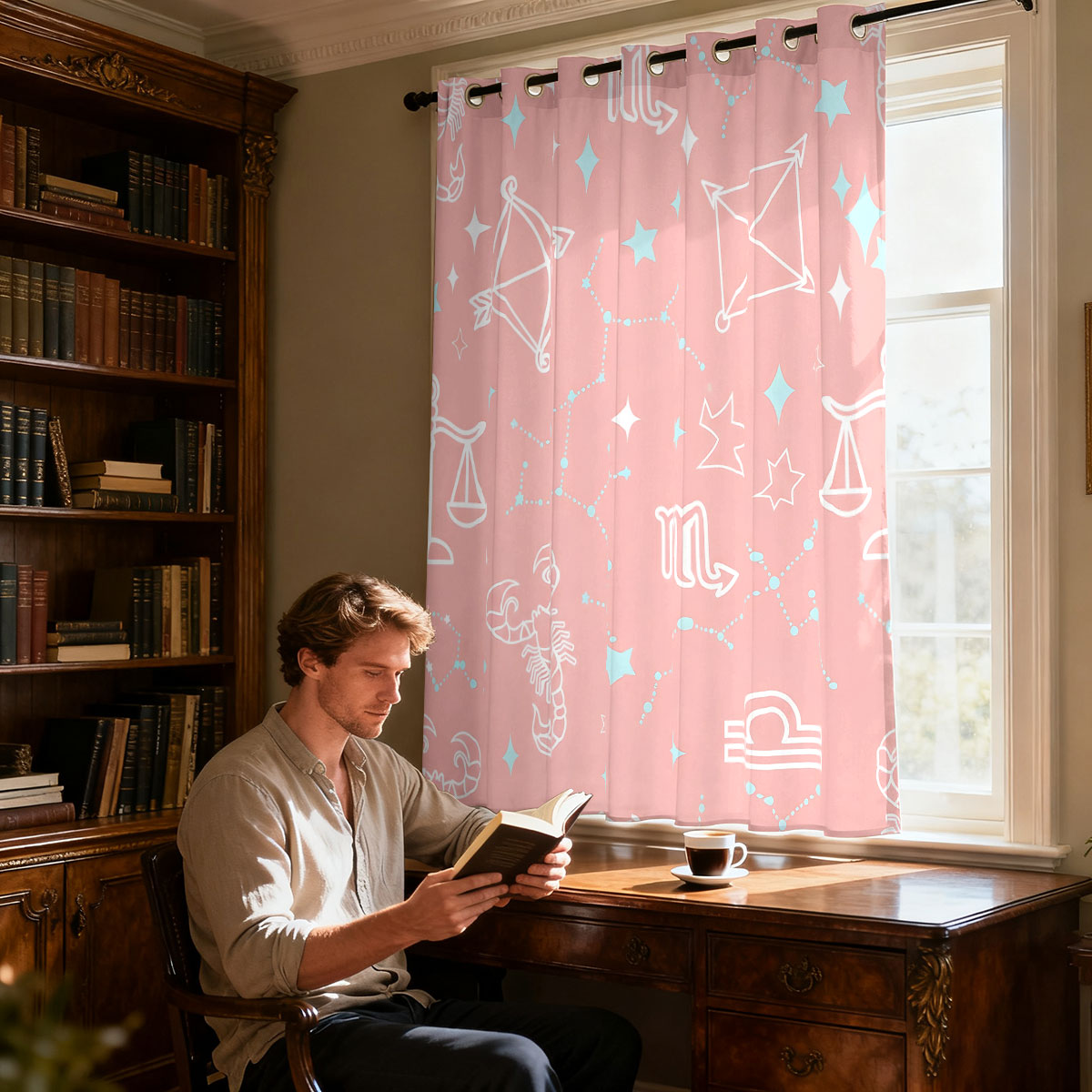 1pc Starry Sky Constellation P - Home Decor Curtain recension och pris