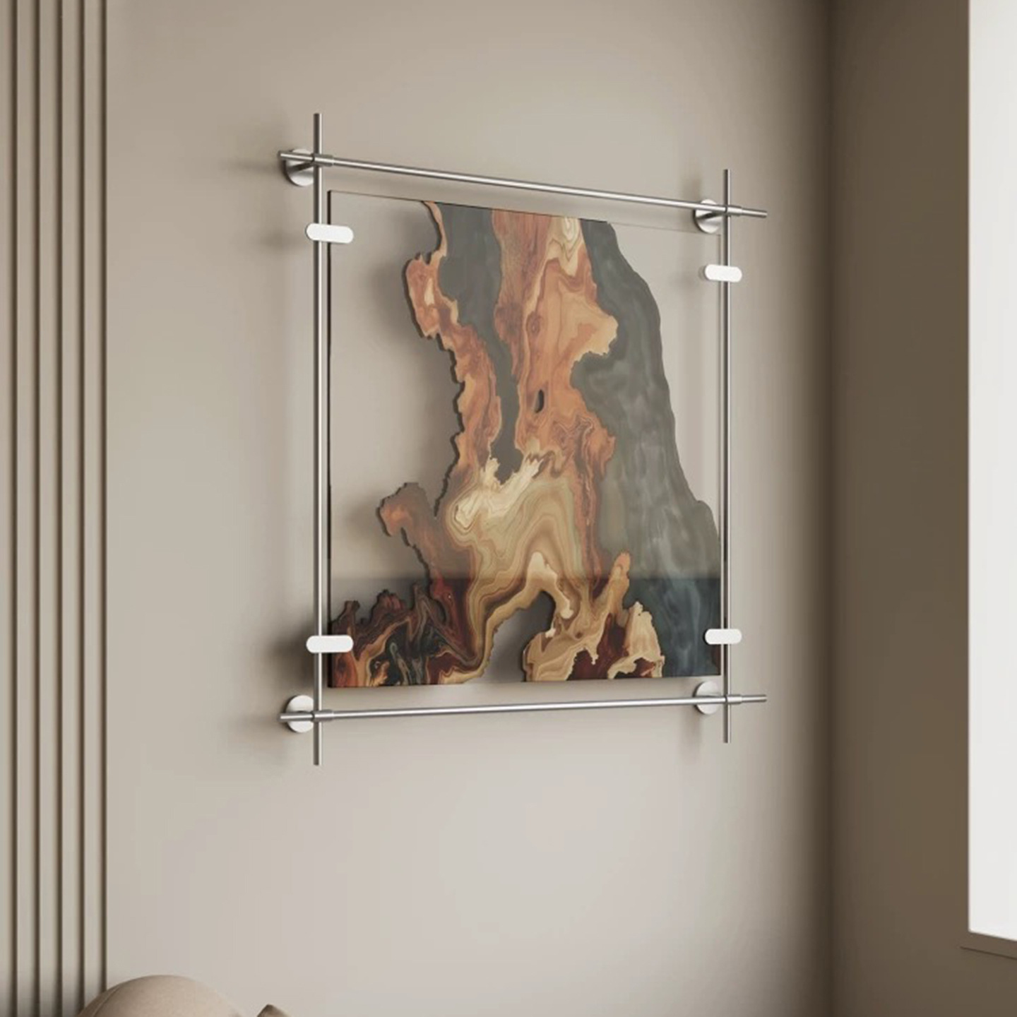 Acrylic installation painting  - Abstract Oil Painting recension och pris