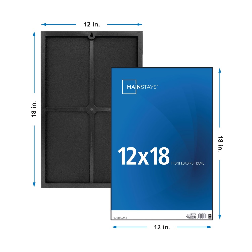 12x18 Inch Black Front Loading - Bamboo Photo Frame recension och pris
