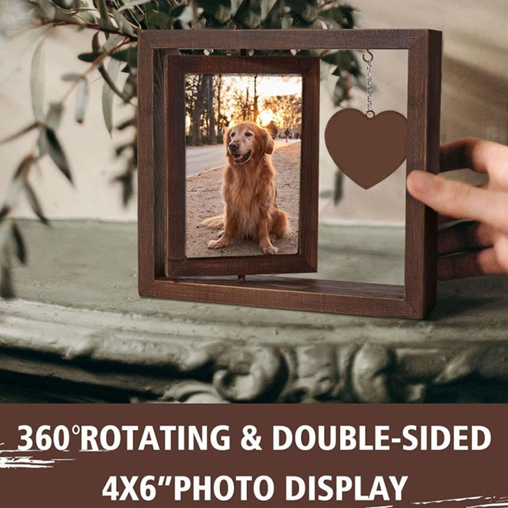 Pet Memorial Photo Frame Rotat - Bamboo Photo Frame recension och pris