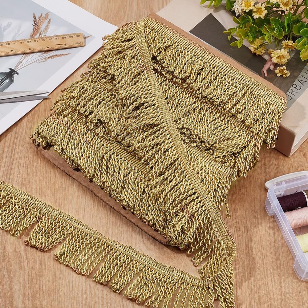 12 Yardsx2.2Inch Fringe Trim C - Home Decor Curtain recension och pris