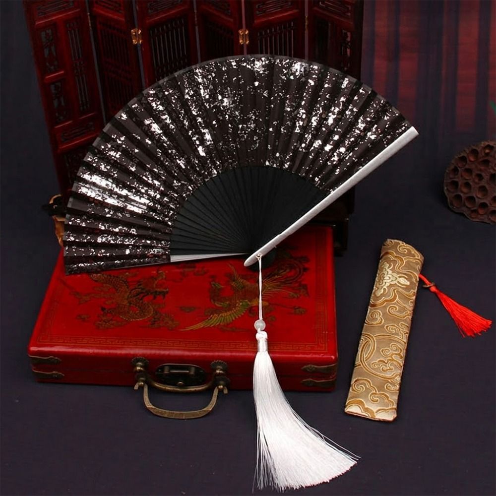 Portable 6inch Folded Fan with - Bamboo Photo Frame recension och pris