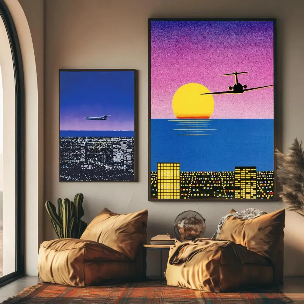 1pc frameless H-hiroshi Nagai  - Abstract Oil Painting recension och pris