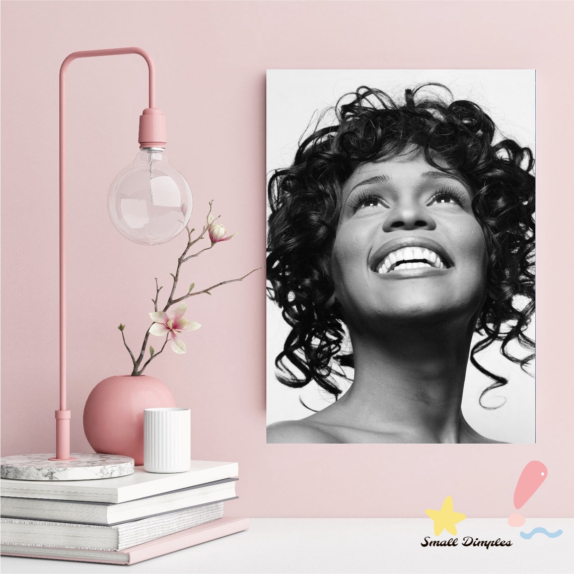 Whitney Houston Music Star Pos - Home Decor Houston recension och pris