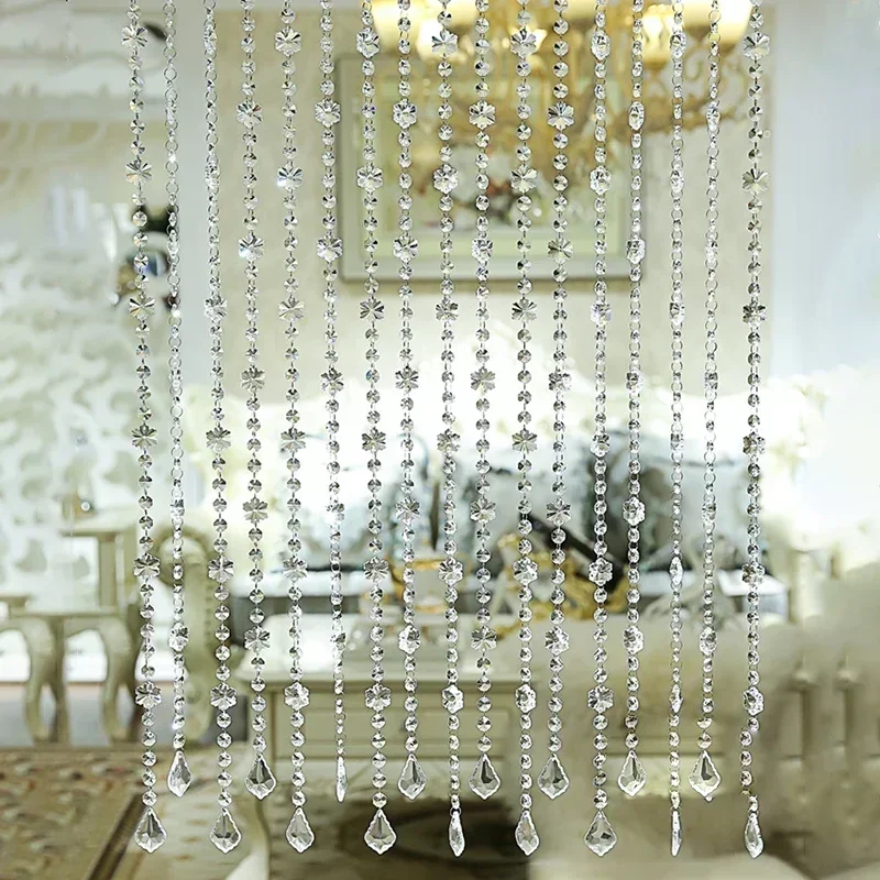 Crystal Glass Bead Curtain Dra - Room Divider Screen recension och pris