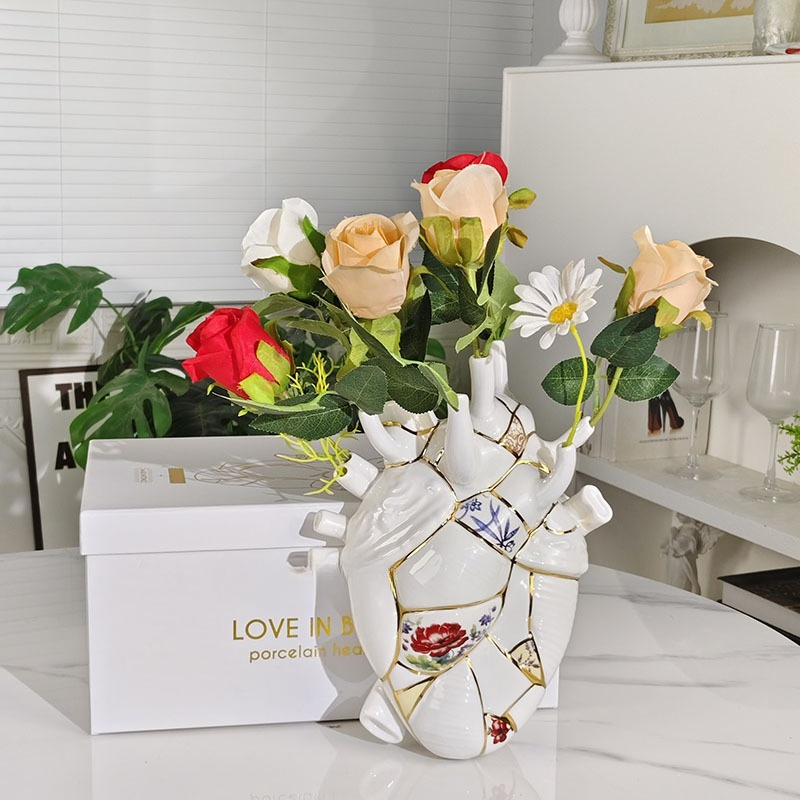 Heart vase Living room wine ca - Home Decor Vase recension och pris