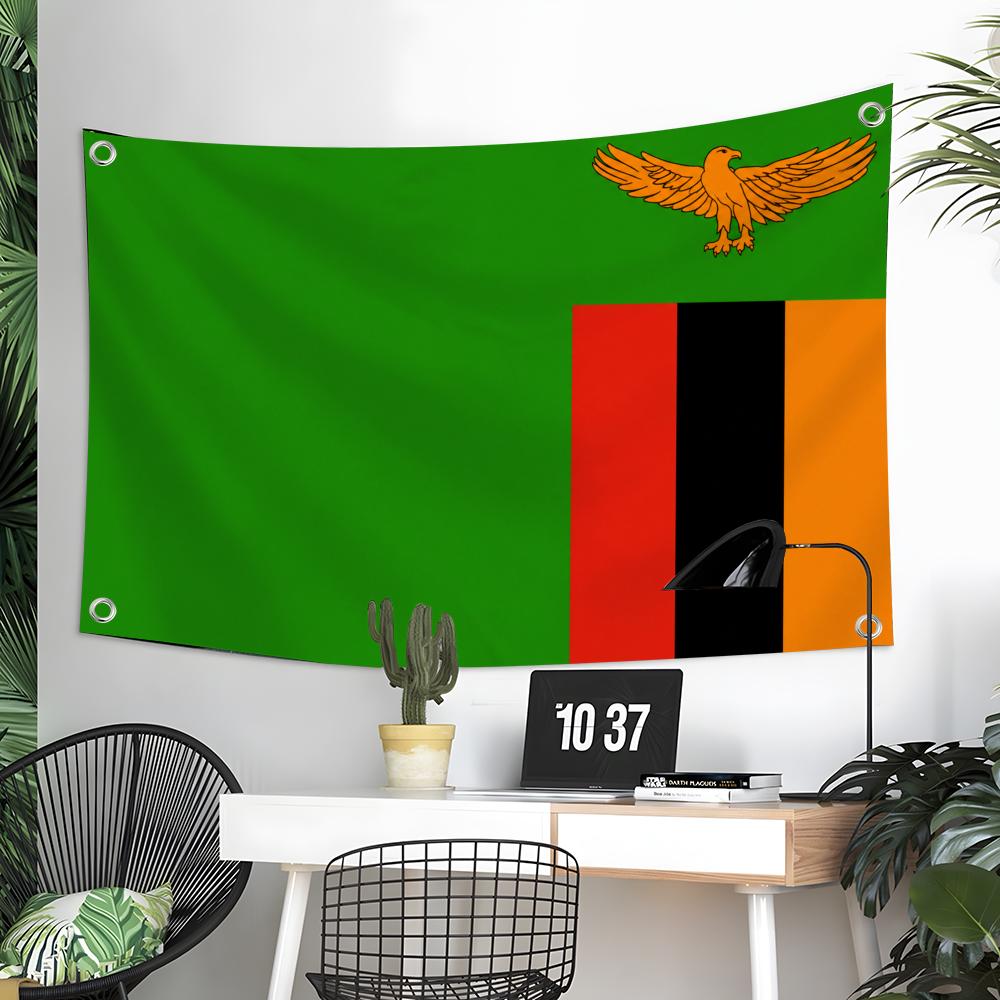 Zambia Flags Custom Wall Hangi - Home Decor Zambia recension och pris