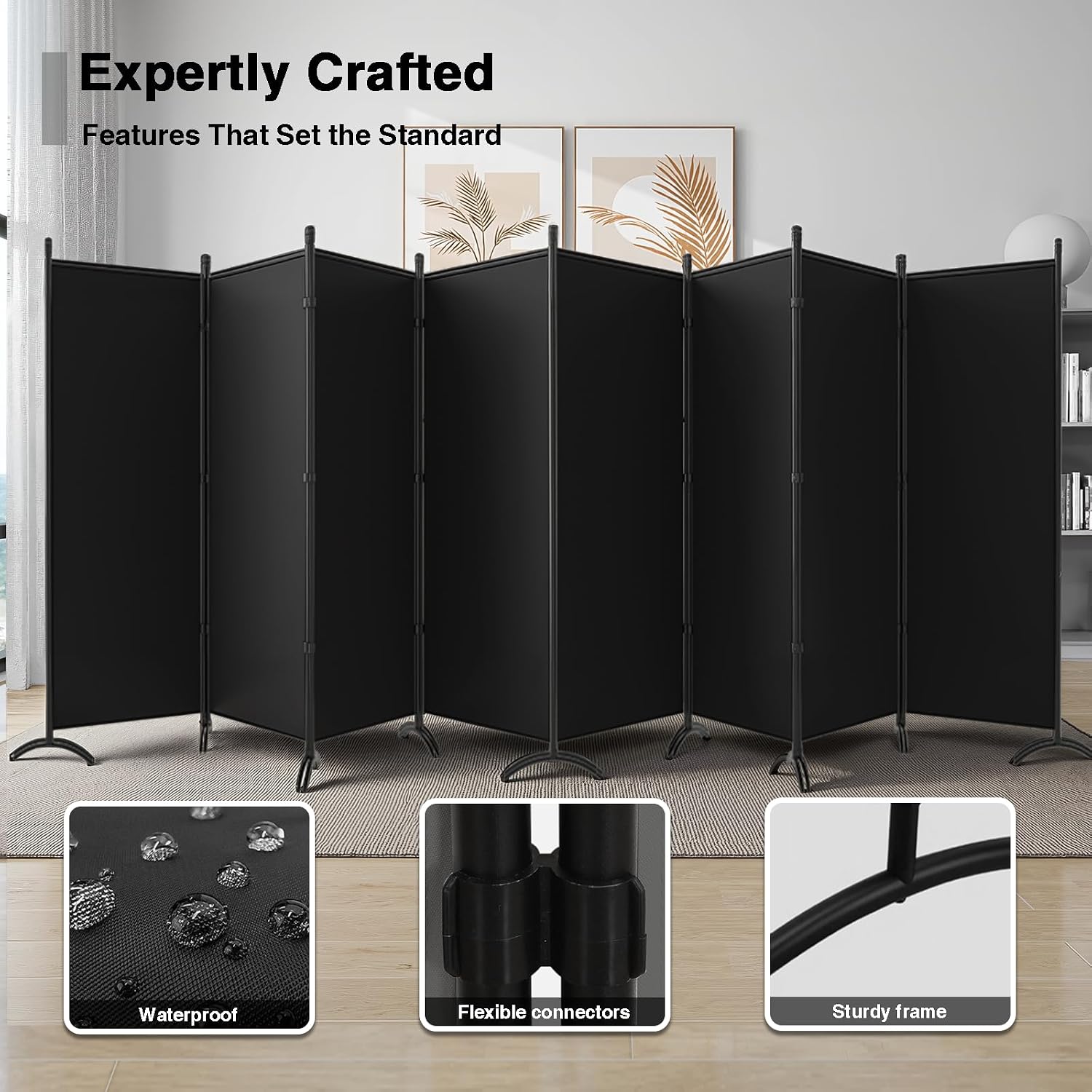 Room Divider-Folding Privacy S - Room Divider Screen recension och pris