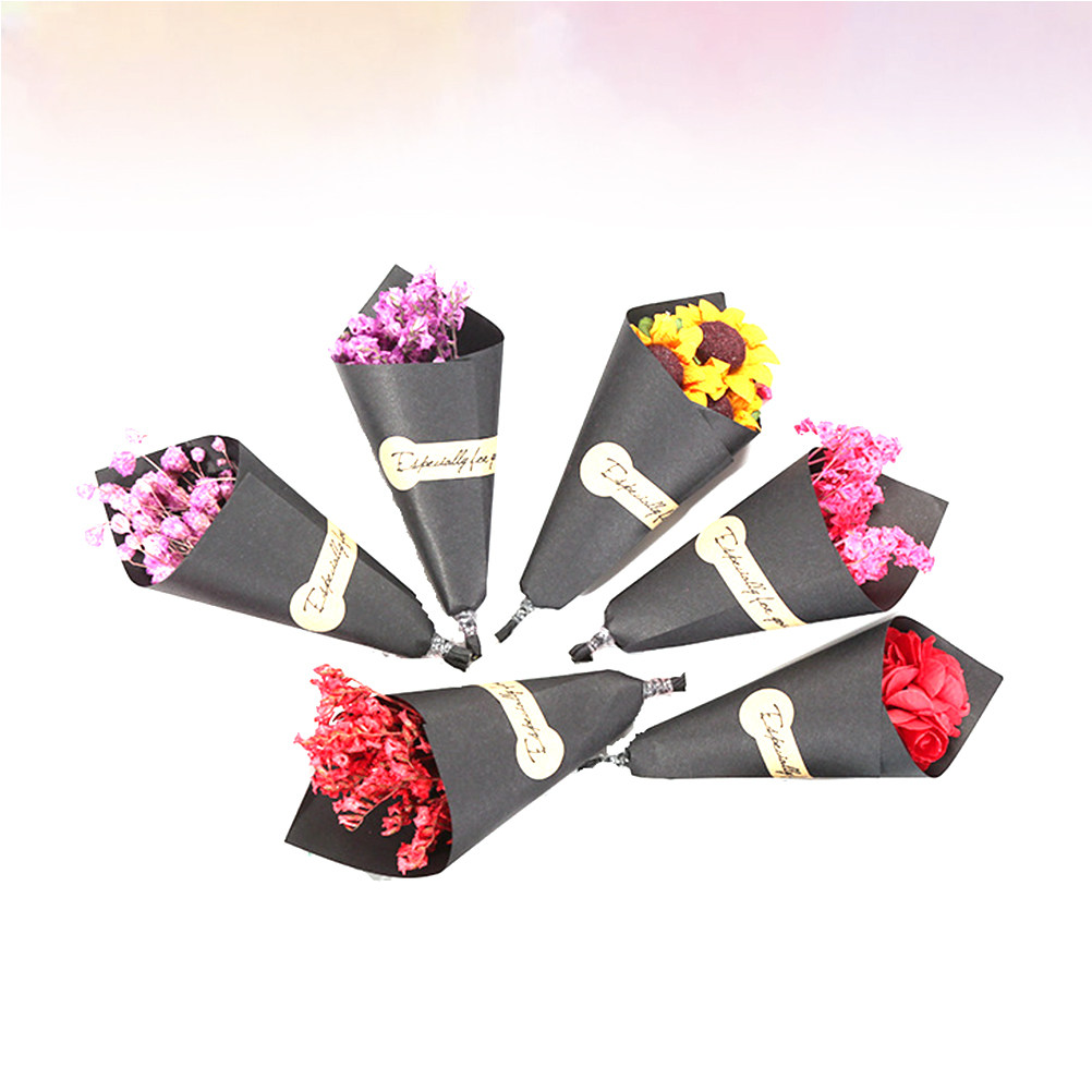 6Pcs Dried Flower Bouquet Prem - Dried Flower Bouquet recension och pris