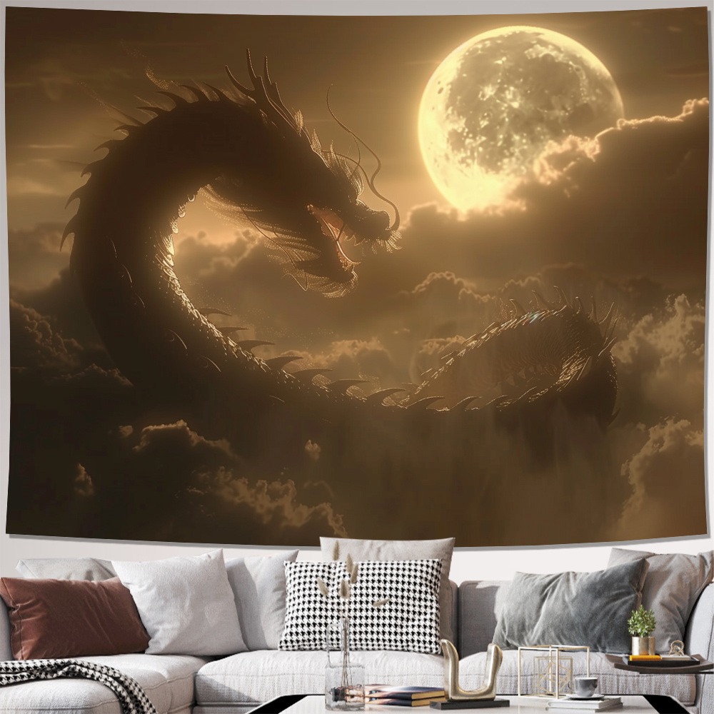 Mythical Dragon Under Full Moo - Home Decor Under 100 recension och pris