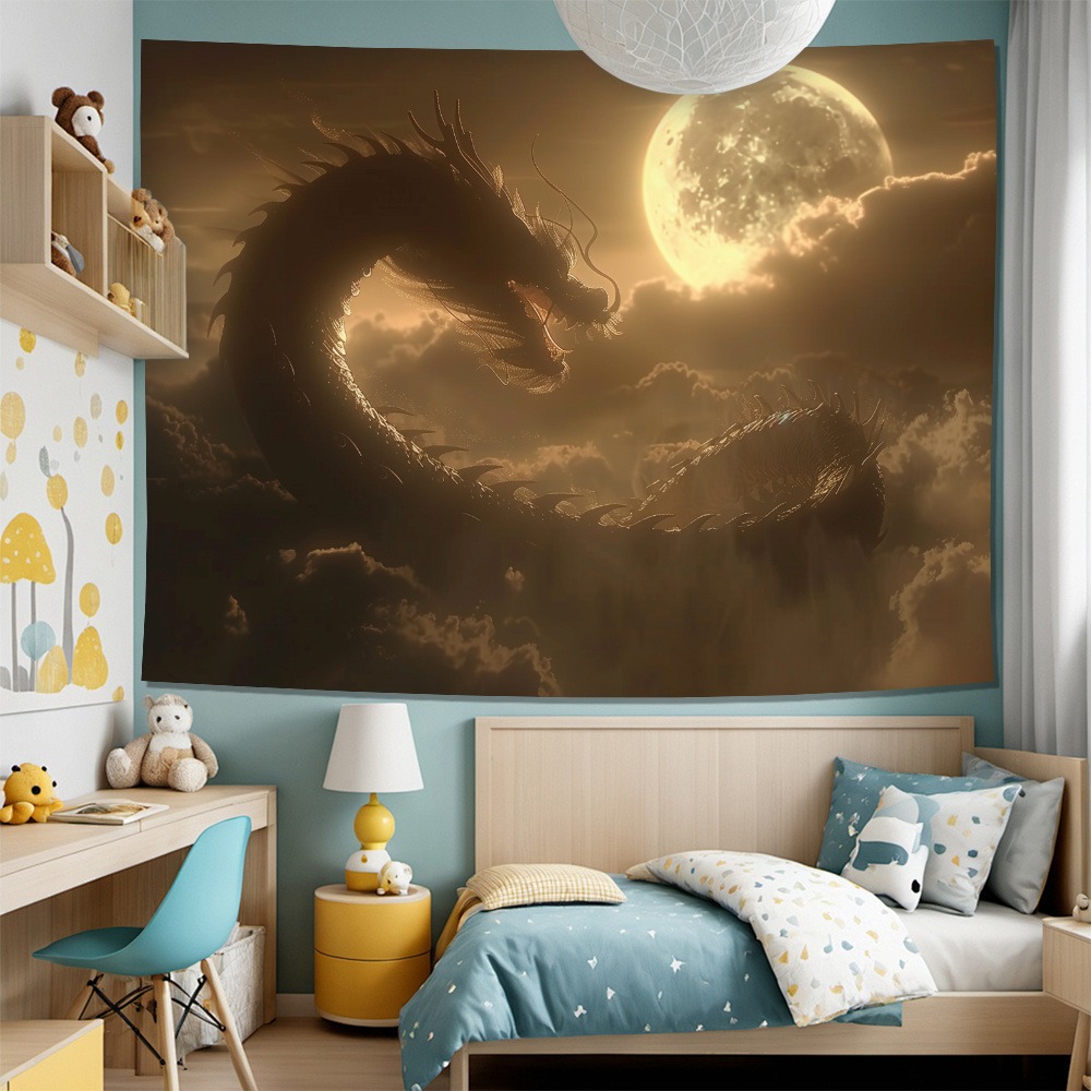 Mythical Dragon Under Full Moo - Home Decor Under 100 recension och pris