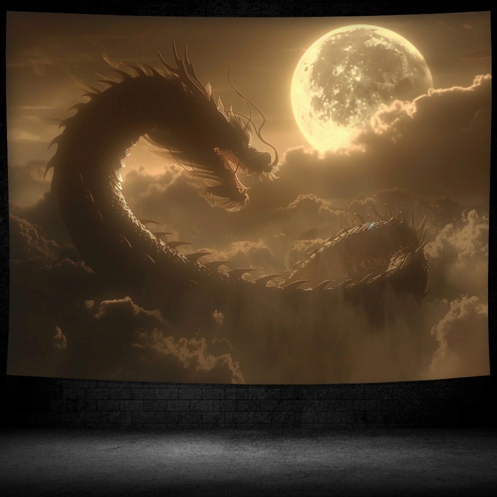 Mythical Dragon Under Full Moo - Home Decor Under 100 recension och pris