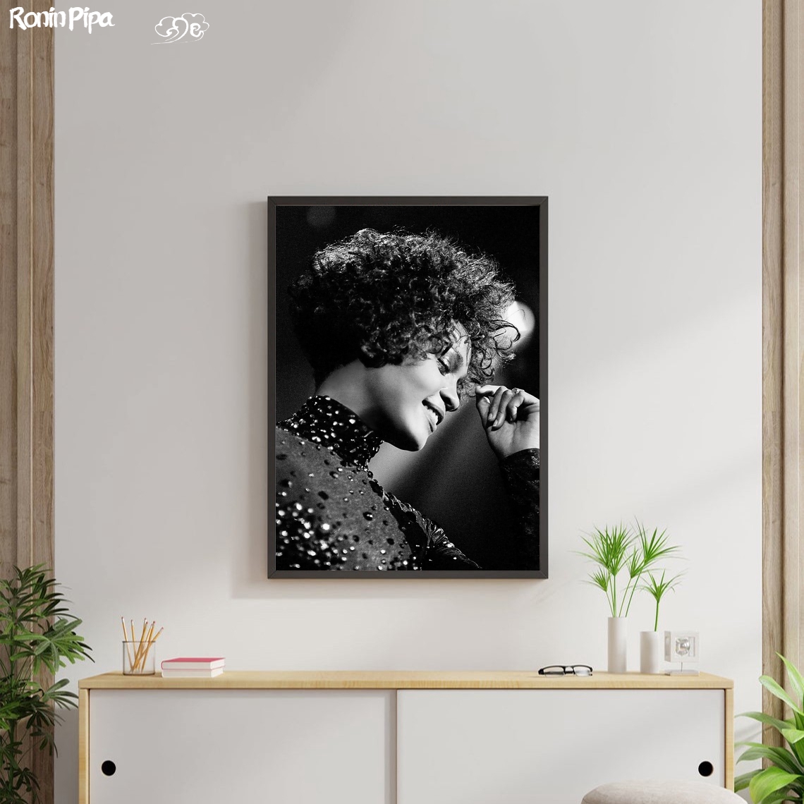 Whitney Houston Music Poster A - Home Decor Houston recension och pris
