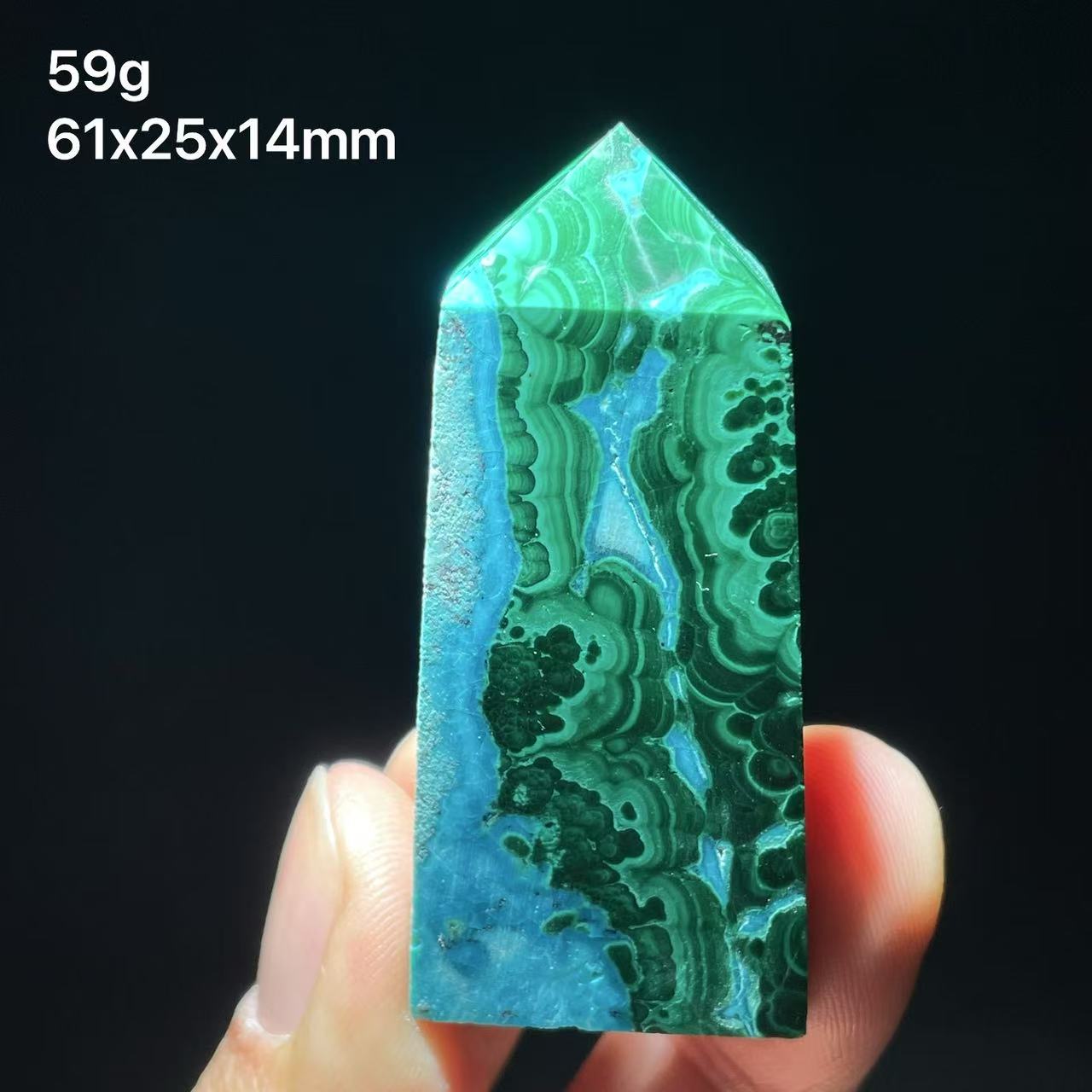 100% Natural Malachite Silicon - Home Decor Zambia recension och pris