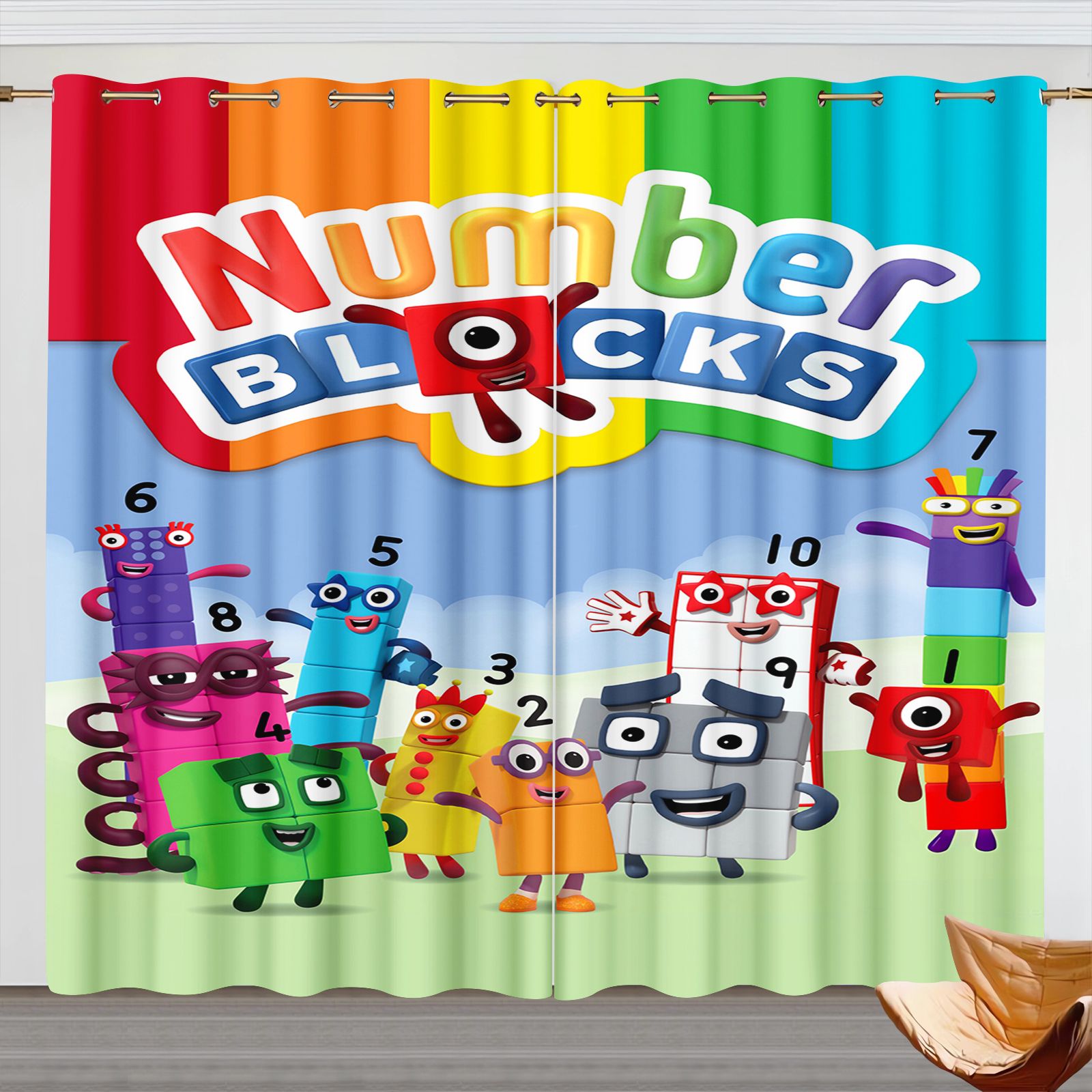 Numberblocks Cartoon Curtains, - Home Decor Curtain recension och pris