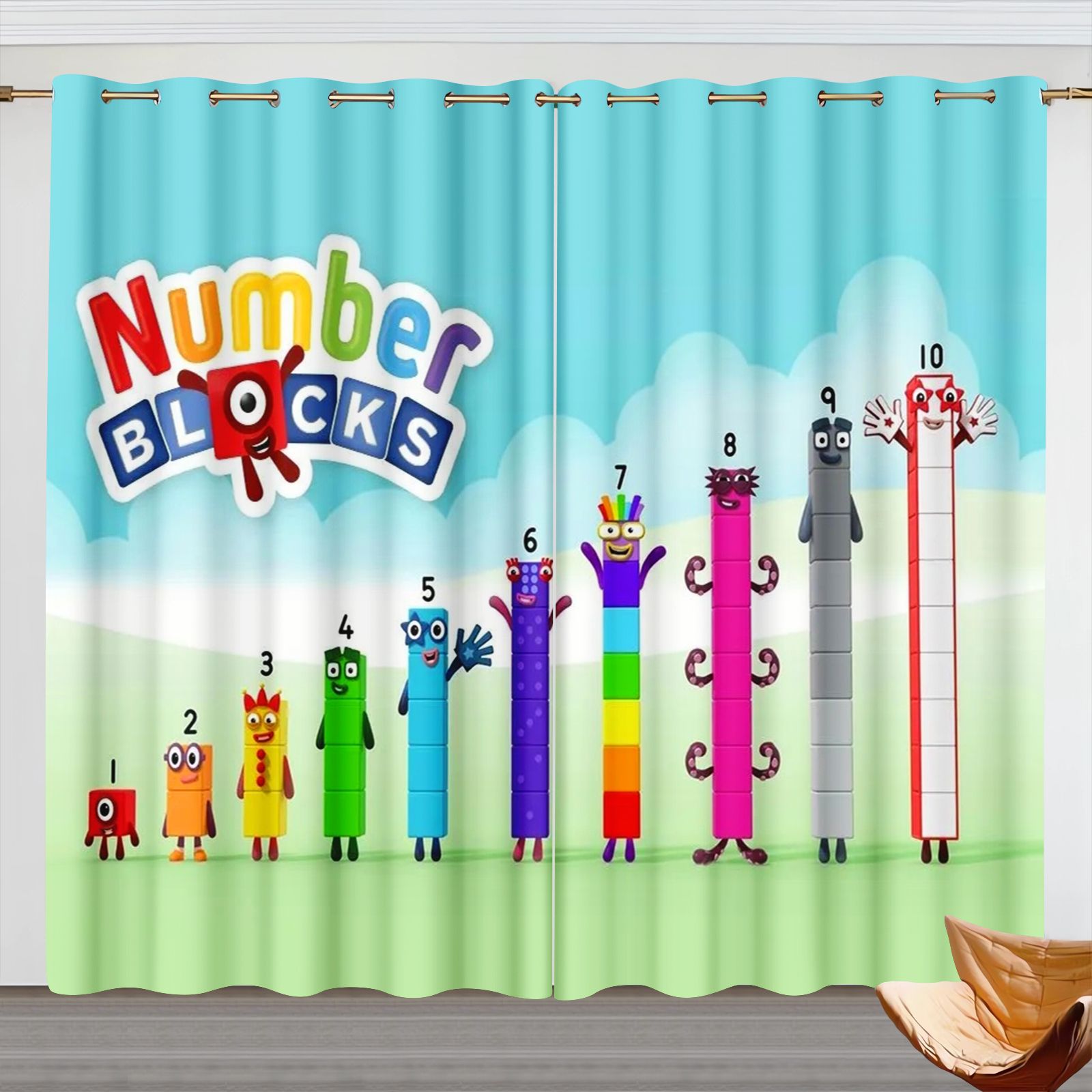 Numberblocks Cartoon Curtains, - Home Decor Curtain recension och pris