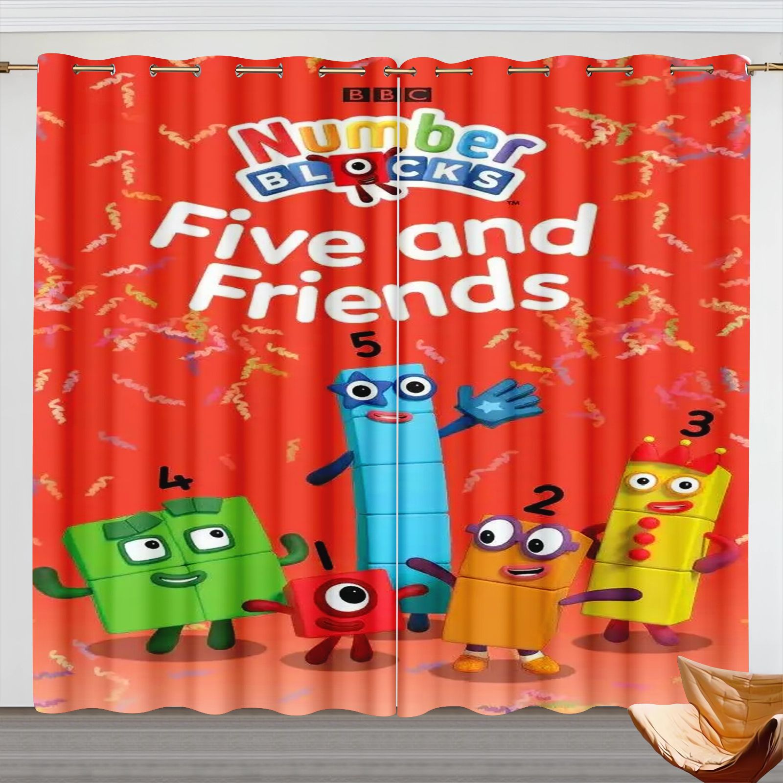 Numberblocks Cartoon Curtains, - Home Decor Curtain recension och pris