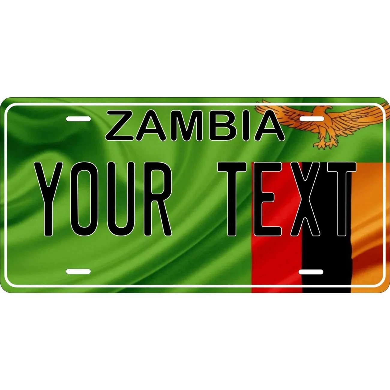 Custom Personalized Zambia Fla - Home Decor Zambia recension och pris