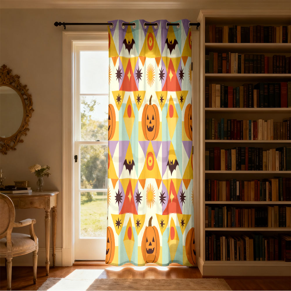 1pc Halloween pumpkin bat geom - Home Decor Curtain recension och pris