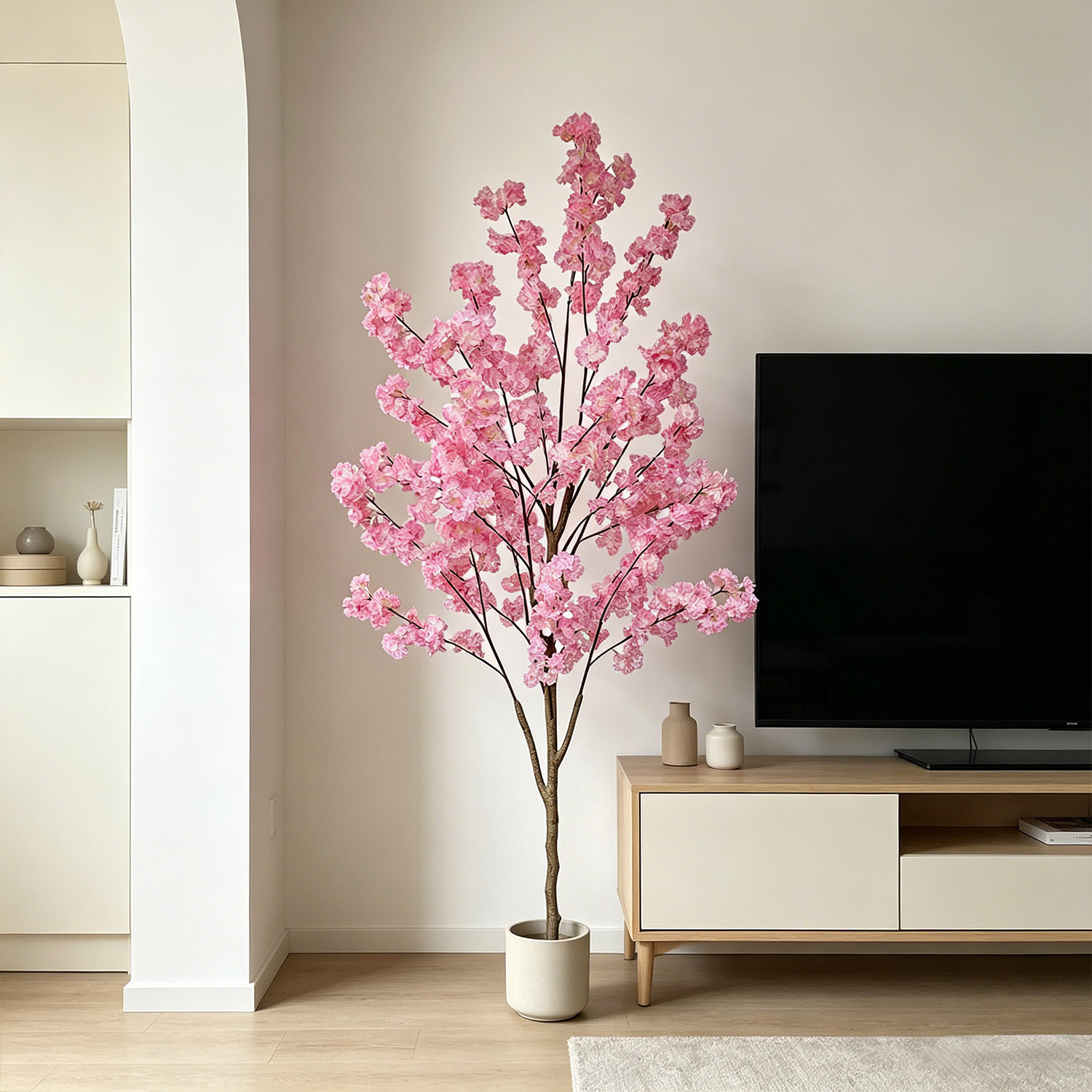 100-220cm Artificial Cherry Bl - Home Decor Under 100 recension och pris