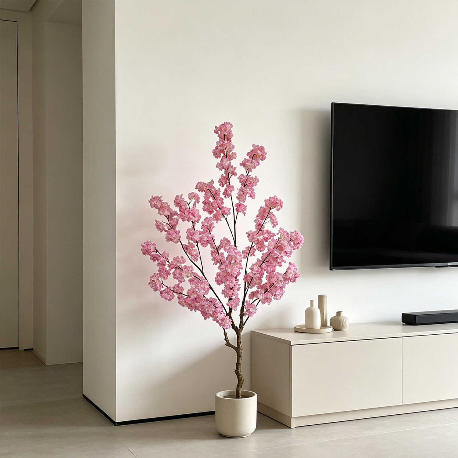 100-220cm Artificial Cherry Bl - Home Decor Under 100 recension och pris